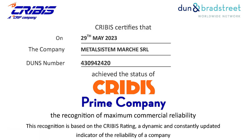 CRIBIS PRIME COMPANY