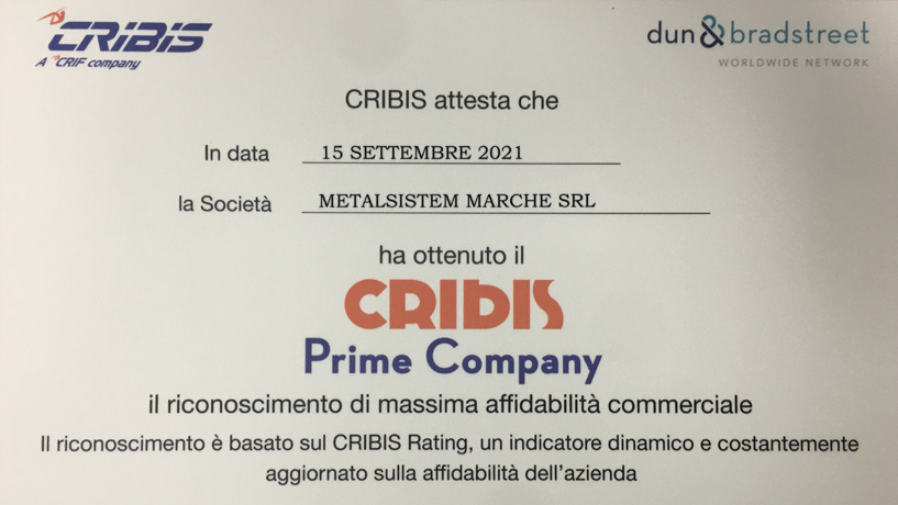 CRIBIS PRIME COMPANY